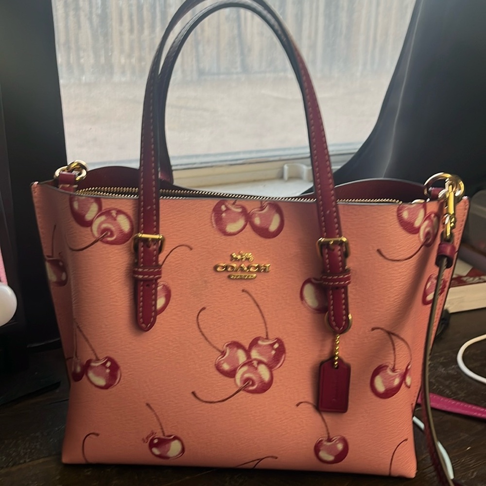 Coach cherry bag